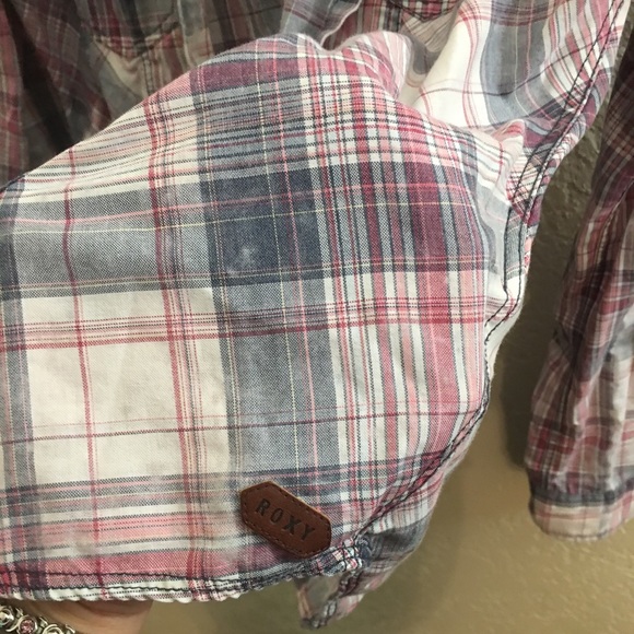 Roxy small women button down shirts - Picture 5 of 11
